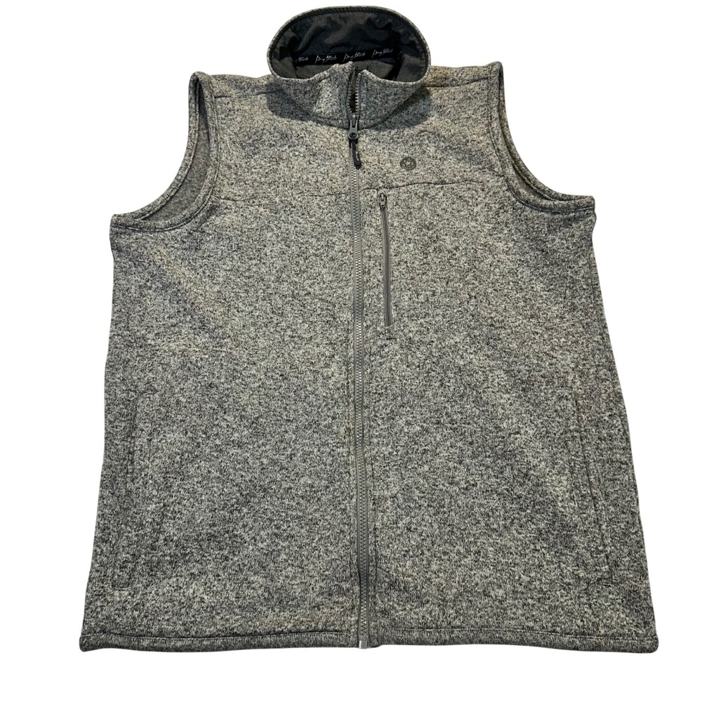 Wrangler‎ George Strait Sweater Fleece Vest Mens Medium Grey Outdoor Casual